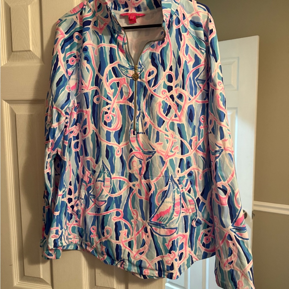 Lilly Pulitzer Reel Nauti Skipper Popover